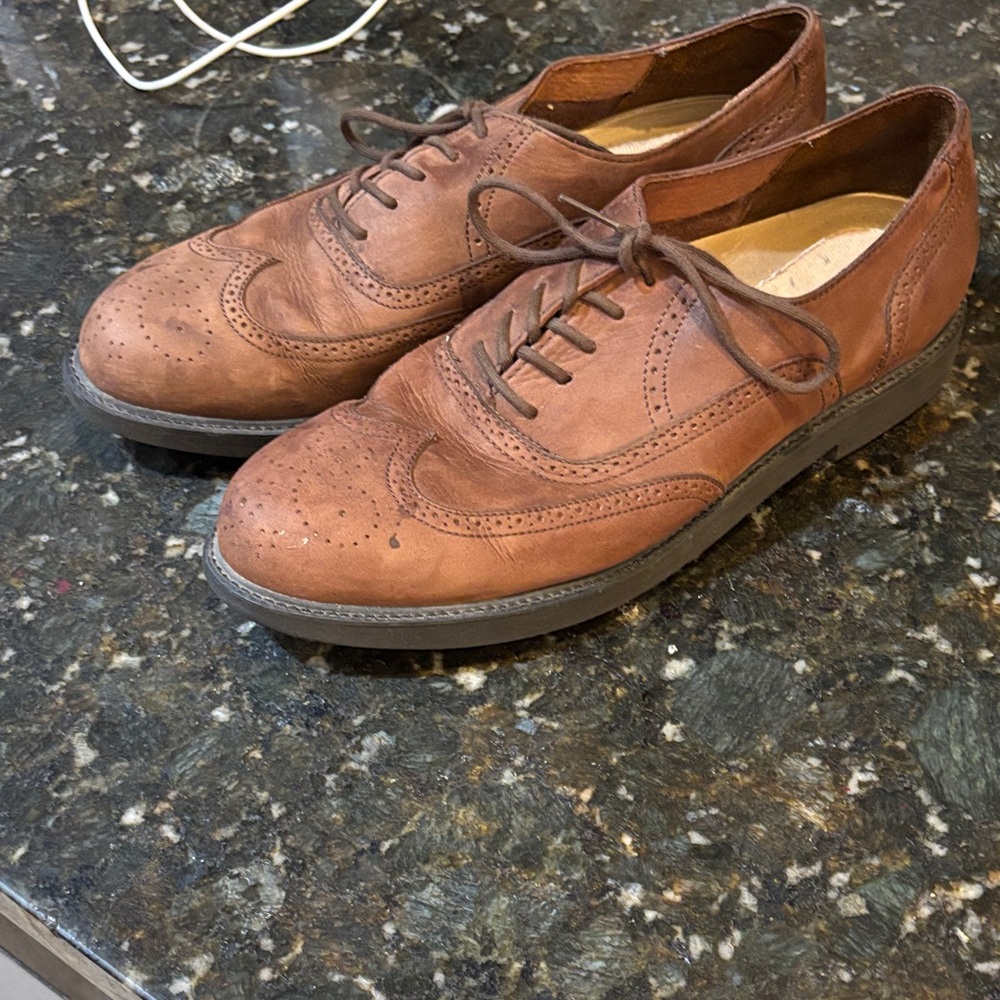 Rockport Brown Leather Shoes 10.5